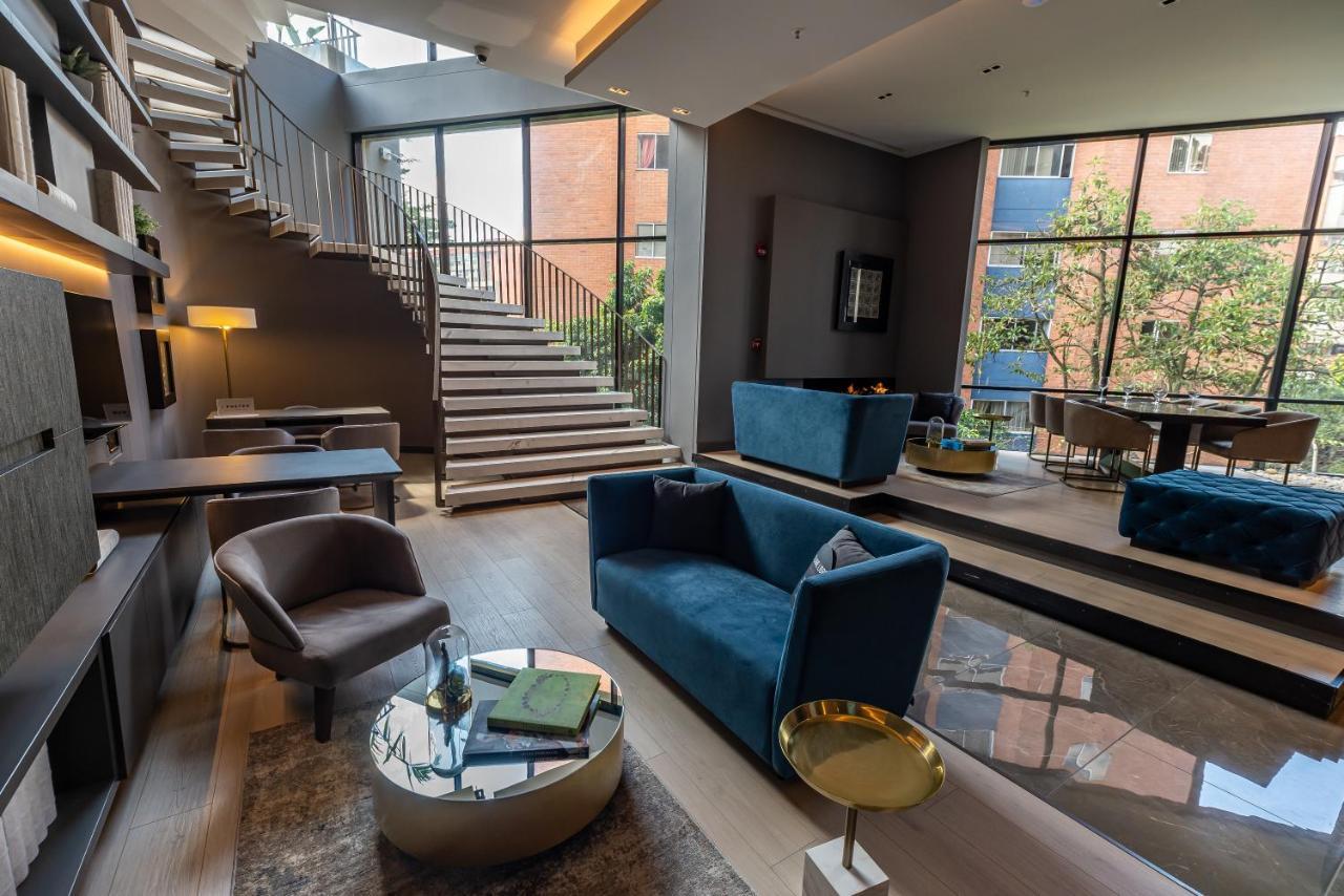Hotel York Luxury Suites Medellin By Preferred Εξωτερικό φωτογραφία The lobby of the hotel