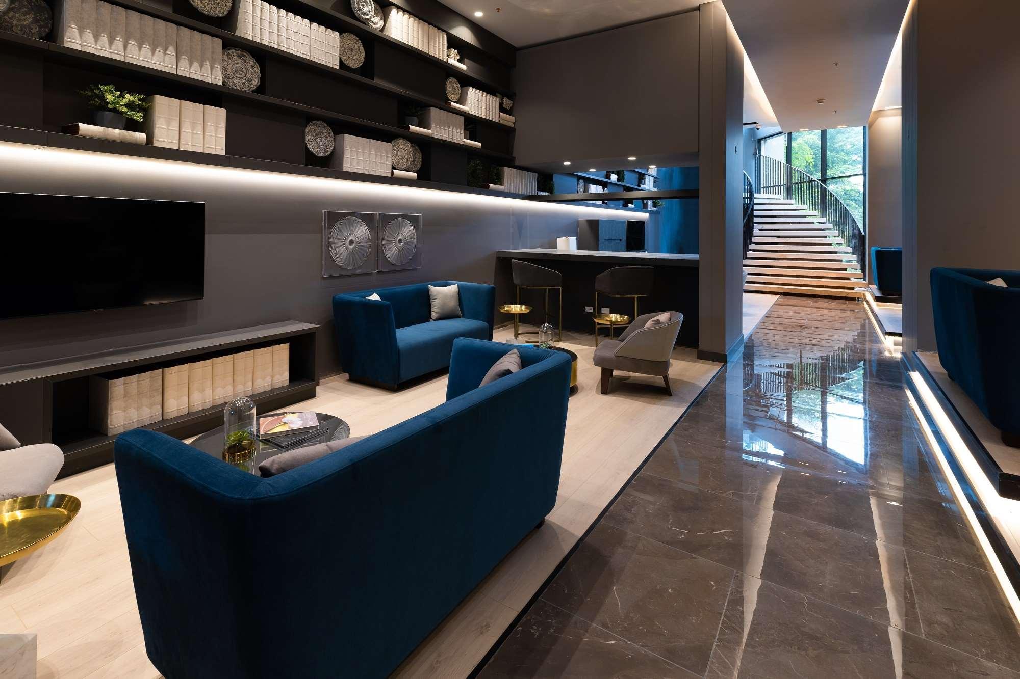 Hotel York Luxury Suites Medellin By Preferred Εξωτερικό φωτογραφία The interior of the 2018 clubhouse
